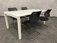 Gispen/ steelcase - 4 persoons vergaderset 180x100 - afbeelding 5 van  12
