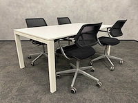 Gispen/ steelcase - 4 persoons vergaderset 180x100 - afbeelding 1 van  13