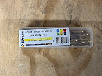 Giss - hss tinbd 10,10 - partij metaalboren (6x) - afbeelding 3 van  4