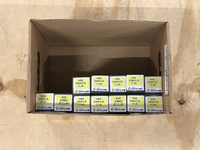 Giss - hss zirko 11,40mm - partij metaalboren (12x) - afbeelding 2 van  4