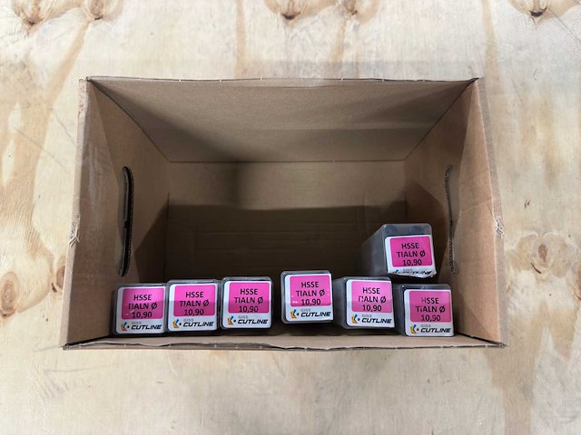 Giss - hsse tialn 10,90mm - partij metaalboren (7x) - afbeelding 1 van  4