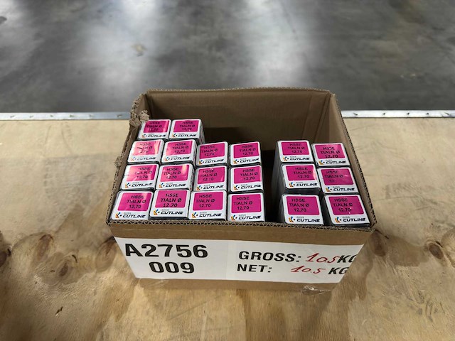 Giss - hsse tialn 12,70mm - partij metaalboren (20x) - afbeelding 1 van  4