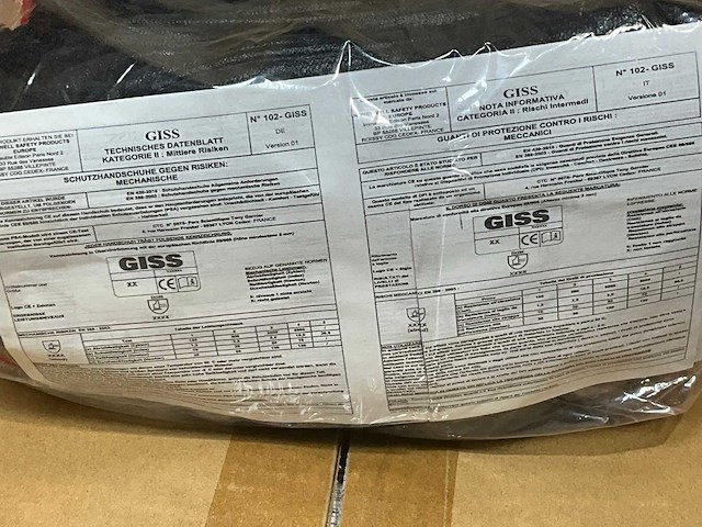 Giss 865563 werkhandschoen g-cut s nit 5 (100x) - afbeelding 5 van  8