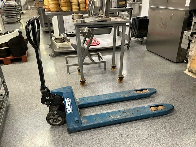 Giss hand hydraulische palletwagen - afbeelding 3 van  9