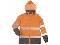Giss oranje regenjas en broek maat m (5x) - afbeelding 1 van  7