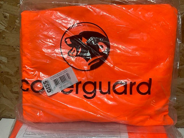 Giss oranje regenjas en broek maat m (5x) - afbeelding 5 van  7