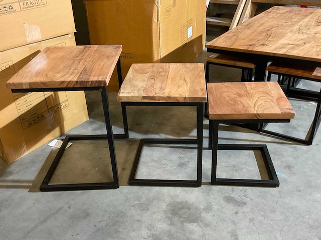 Giss salontafel set van 3 - afbeelding 9 van  9