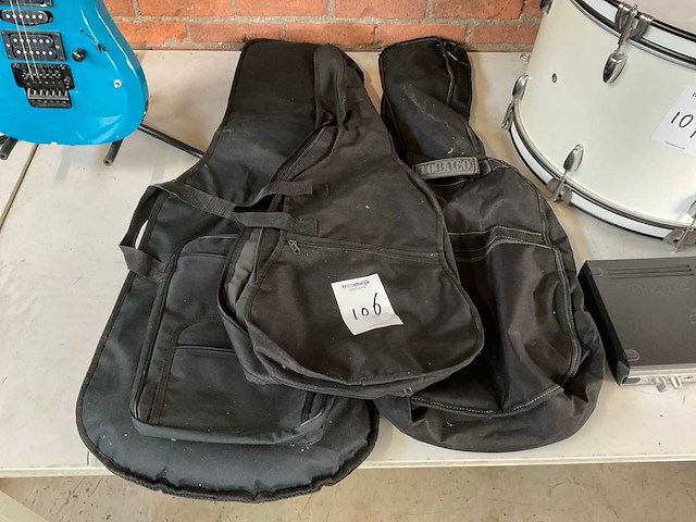 Gitaar foedraal (3x) - afbeelding 1 van  3