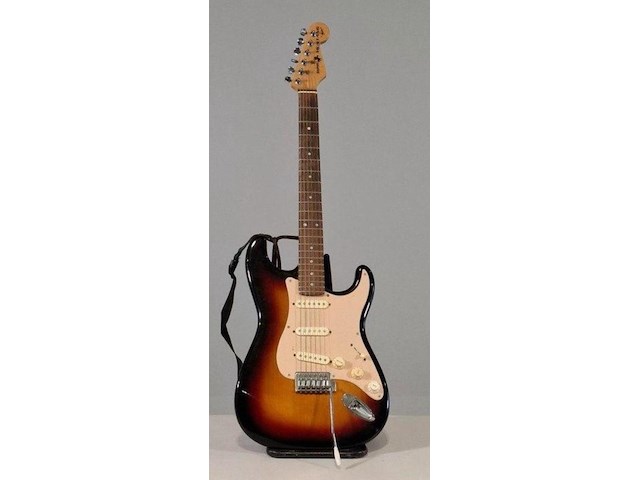 Gitaar, sunn fender, mustang, bruin - afbeelding 1 van  8