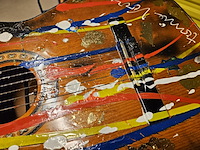 Gitaar, tonnie voorn, mixmedia, 2010 - afbeelding 5 van  6