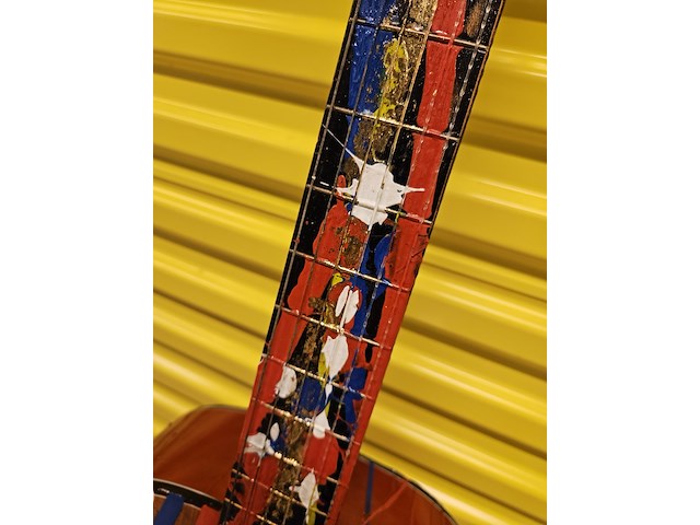 Gitaar, tonnie voorn, mixmedia, 2010 - afbeelding 6 van  6