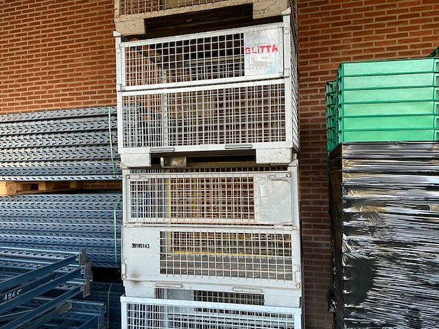 Gitterbox / gaascontainer 120x80x100cm (10x) - afbeelding 1 van  5