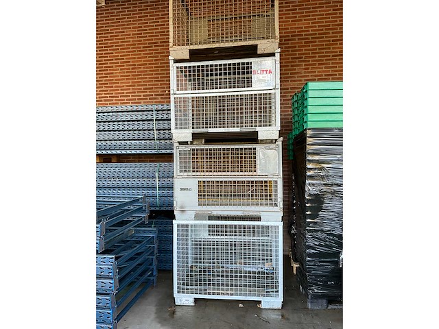 Gitterbox / gaascontainer 120x80x100cm (10x) - afbeelding 2 van  5