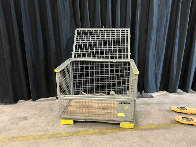 Gitterbox met anti diefstal beveiliging (4x) - afbeelding 1 van  4