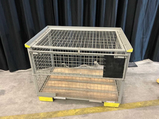 Gitterbox met anti diefstal beveiliging (4x) - afbeelding 3 van  4