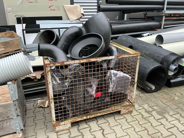 Gitterbox met kunststof bochten en moffen - afbeelding 1 van  2