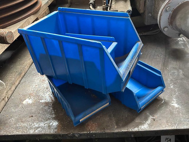 Gitterbox met magazijnbakken (5x) - afbeelding 4 van  5