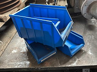 Gitterbox met magazijnbakken (5x) - afbeelding 4 van  5