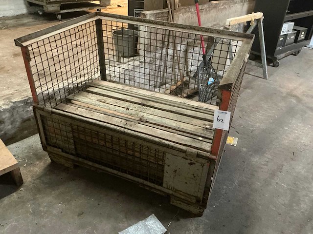 Gitterbox met stophout - afbeelding 1 van  5