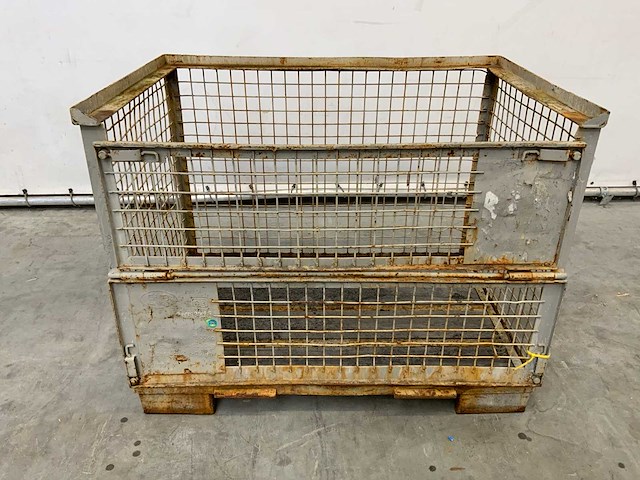 Gitterbox metaal 1250 x 970 x 840 mm (10x) - afbeelding 8 van  10