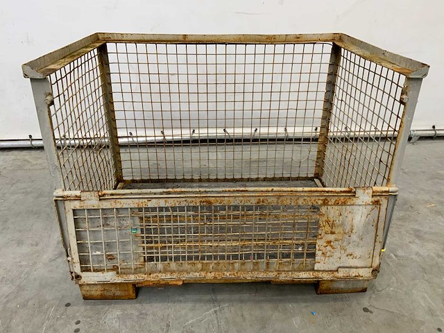 Gitterbox metaal 1250 x 970 x 840 mm (10x) - afbeelding 4 van  12