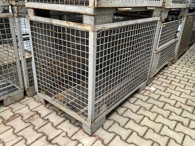 Gitterbox metaal 1250 x 970 x 840 mm (5x) - afbeelding 6 van  12