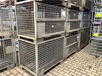 Gitterbox metaal 1250 x 970 x 840 mm (5x) - afbeelding 1 van  6
