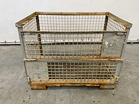 Gitterbox metaal 1250 x 970 x 840 mm (5x) - afbeelding 8 van  12