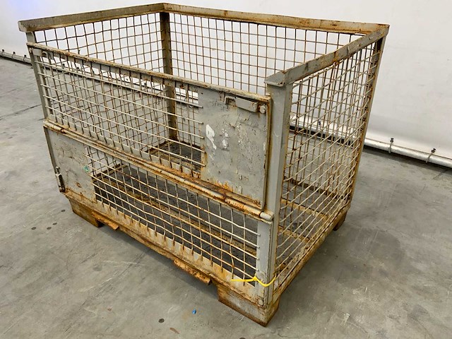 Gitterbox metaal 1250 x 970 x 840 mm (5x) - afbeelding 8 van  9