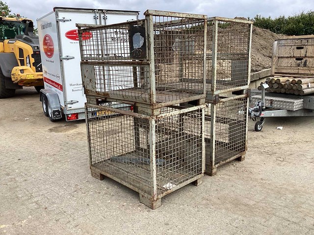 Gitterbox transportkist (4x) - afbeelding 1 van  5