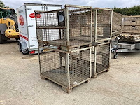 Gitterbox transportkist (4x) - afbeelding 1 van  5