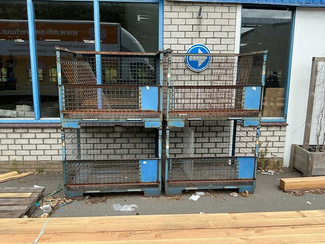 Gitterbox/gaascontainer 120x80x100 cm (4x) - afbeelding 5 van  11