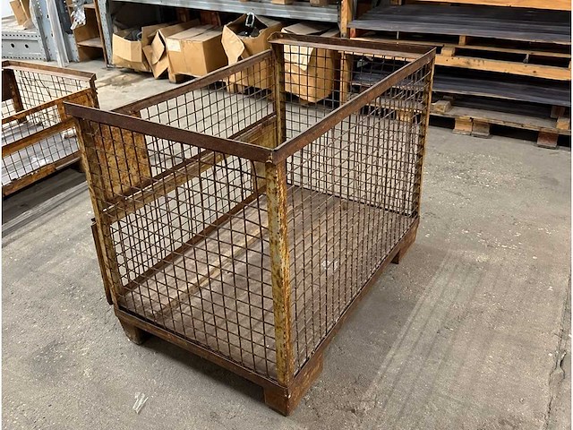 Gitterbox/gaascontainer 120x80x100 cm - afbeelding 1 van  1