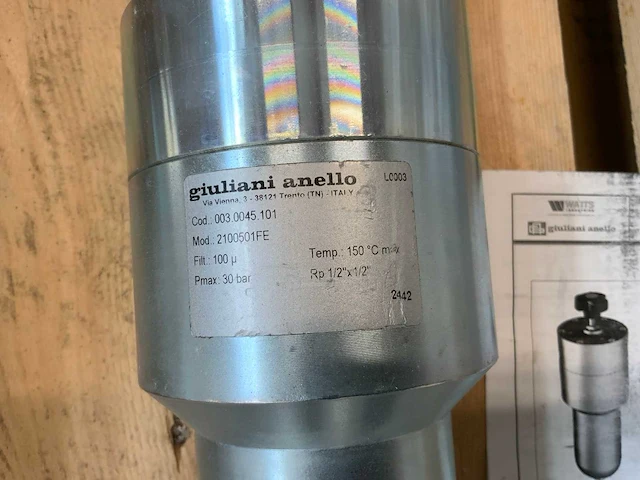 Giuliani anello filters en expansievat - afbeelding 3 van  5