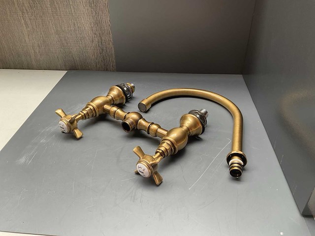 Giulini g f3709pbr keukenkraan bronze plated - afbeelding 2 van  3