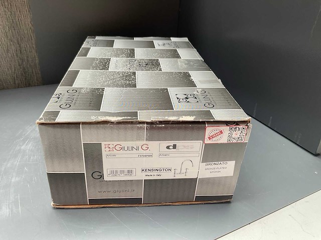 Giulini g f3709pbr keukenkraan bronze plated - afbeelding 3 van  3