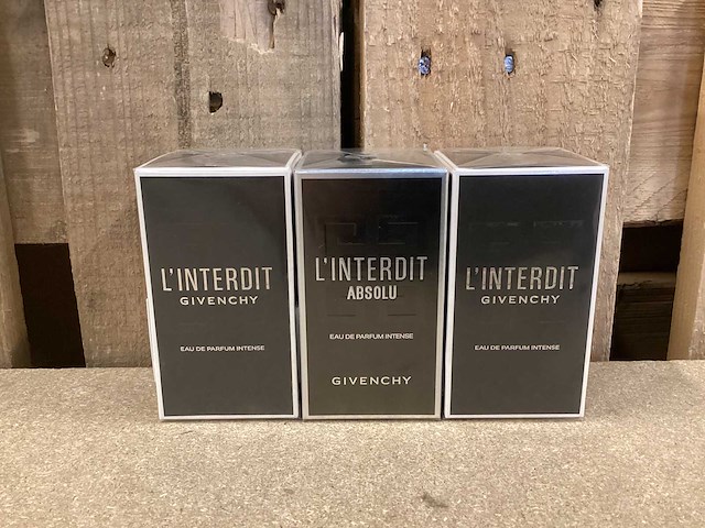 Givenchy - l’interdit - parfum (80ml) (3x) - afbeelding 1 van  3