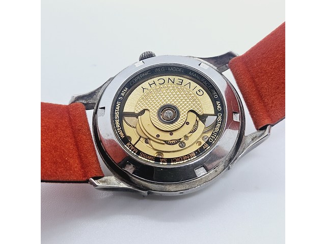 Givenchy copernic automatisch horloge met open heart - afbeelding 9 van  9