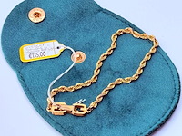 Givenchy ''double g'' goldplated momogram rope link armband - afbeelding 1 van  5