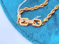 Givenchy ''double g'' goldplated momogram rope link armband - afbeelding 2 van  5