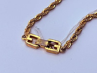 Givenchy ''double g'' goldplated momogram rope link armband - afbeelding 3 van  5