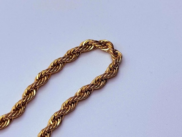 Givenchy ''double g'' goldplated momogram rope link armband - afbeelding 5 van  5