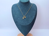 Givenchy goldplated 'diamond cross' pendant collier - afbeelding 2 van  7