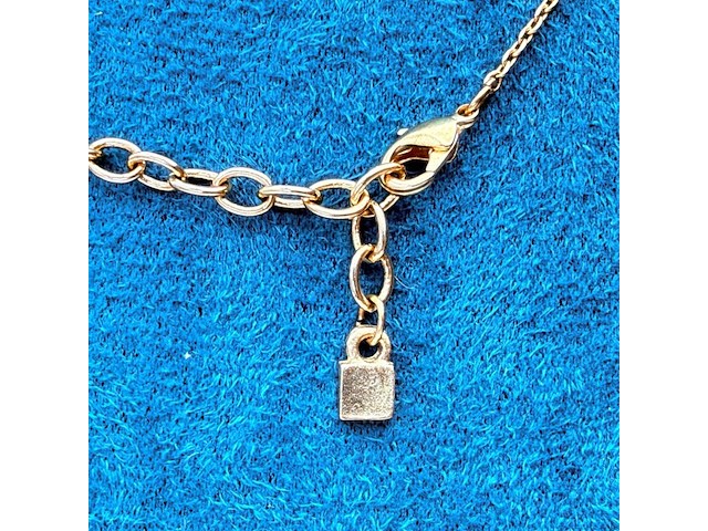 Givenchy goldplated 'diamond cross' pendant collier - afbeelding 7 van  7