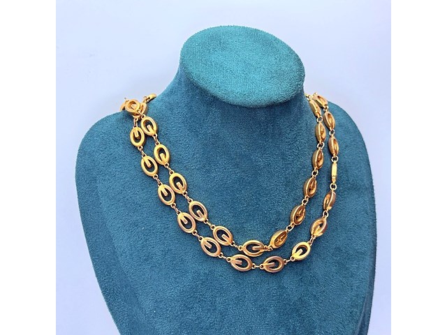 Givenchy goldplated monogram collier - afbeelding 1 van  6