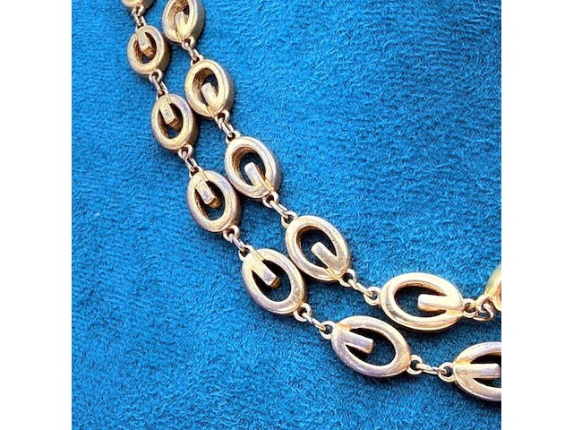 Givenchy goldplated monogram collier - afbeelding 4 van  6