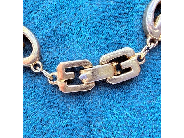 Givenchy goldplated monogram collier - afbeelding 5 van  6