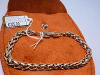 Givenchy paris goldplated foxtail gevlochten armband - unisex - afbeelding 1 van  4