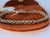Givenchy paris goldplated foxtail gevlochten armband - unisex - afbeelding 2 van  4