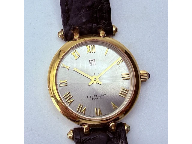 Givenchy paris griffe goldplated dameshorloge - afbeelding 2 van  8